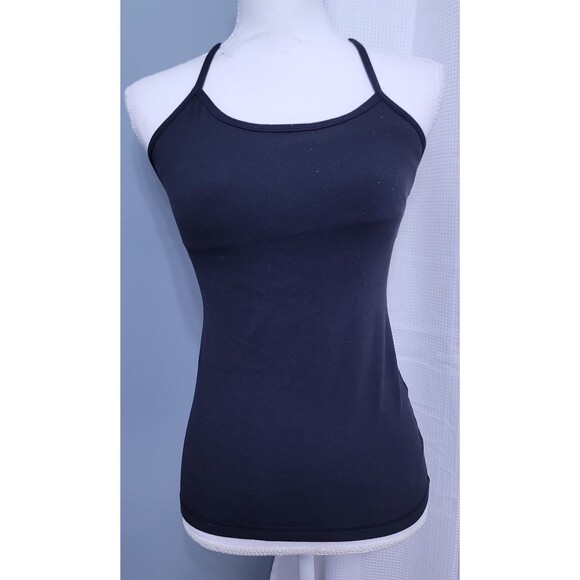 Lululemon 6 Power Y Tank Black W1BMSS - Picture 1 of 7